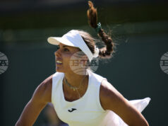 Виктория Томова допусна поражение в първия кръг на квалификациите на турнира по тенис в Индиън Уелс