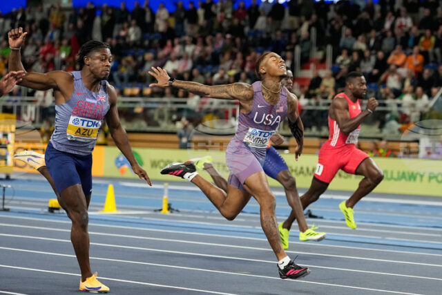 Джордан Антъни спечели световната титла в спринта на 60 метра с най-добър резултат в света за сезона