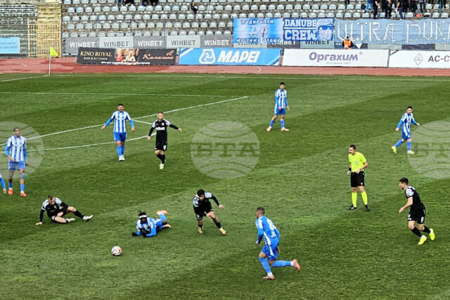 Дунав Русе не успя да победи Черноморец Бургас в мач от Втора лига