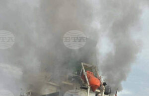 Ударения тайландски кораб “Маюрии Нарии“ (Mayuree Naree) в Ормузкия проток, 11 март 2026 г.