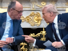 Германският канцлер Фридрих Мерц и президента на САЩ Доналд Тръмп