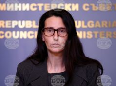 На снимката: служебният министър на регионалното развитие и благоустройството Ангелина Бонева.
