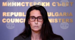 На снимката: служебният министър на регионалното развитие и благоустройството Ангелина Бонева.