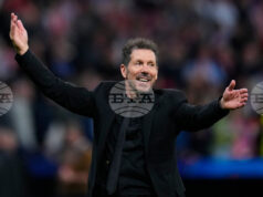 Не сме фаворити срещу Тотнъм, каза старши треньорът на Атлетико Мадрид Диего Симеоне