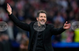 Не сме фаворити срещу Тотнъм, каза старши треньорът на Атлетико Мадрид Диего Симеоне