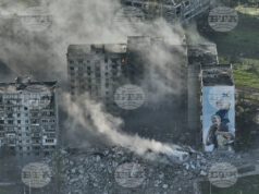 Нова картина на руските загуби във войната срещу Украйна: Над 204 000 са убитите военни Сграда в Бахмут, мястото на едни от най-тежките боеве през войната.