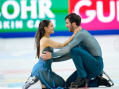 Олимпийските шампиони Лоранс Фурние Бодри и Гийом Сизерон спечелиха титлата при танцовите двойки на Световното първенство по фигурно пързаляне в Прага