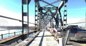 Подменени са стоманобетонните пътни панели в затворения за ремонт 320-метров участък на Дунав мост при Русе