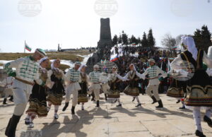 С тържествена церемония край Паметника на свободата на връх Шипка беше отбелязан националният празник БТА, Връх Шипка (3 март 2026)