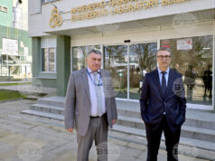 Служебният министър на енергетиката Трайчо Трайков пристигна в АЕЦ „Козлодуй“, за да инспектира на място пусковите дейности по неядрената част на шести блок
