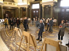 Творчеството на Борис Димовски е урок по критическо мислене и по гражданска доблест, каза заместник-ректорът на СУ проф. Ренета Божанкова