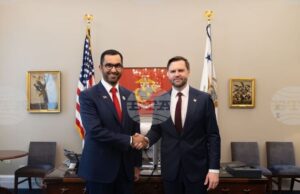 УАМ: Министърът на промишлеността на ОАЕ и директор на Националната петролна компания на Абу Даби се срещна с вицепрезидента на САЩ