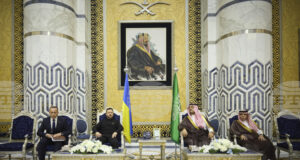 Украинският президент пристигна на официално посещение в Саудитска Арабия