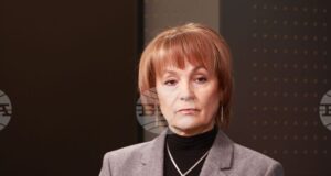 На снимката: говорителят на ЦИК Росица Матева