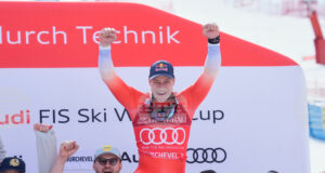 Швейцарският скиор Мaрко Oдермат предсрочно спечели петата си Световна купа в алпийските дисциплини, след като завърши 3-и в спускането в Куршевел