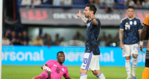 Лионел Меси с гол и асистенция за убедителна победа на Аржентина срещу Замбия в контролна среща