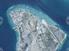 Сателитна снимка на иранския остров Харг от 26 февруари 2026 г