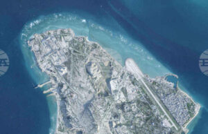 Сателитна снимка на иранския остров Харг от 26 февруари 2026 г