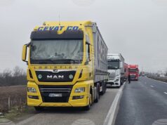 Трафикът е интензивен на ГКПП „Капитан Андреево“ на изход за товарни автомобили